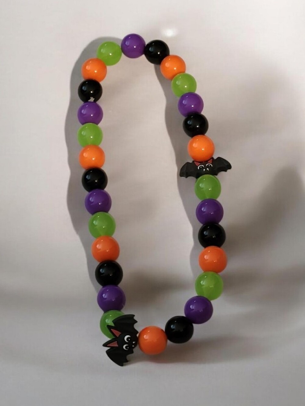 Custom Made Halloween Bead Necklace - Was Made 4 My Pet But Anyone Can Wear